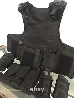 Tactical bulletproof vest FREE lllA body armor Insert Plates L XL 2XL