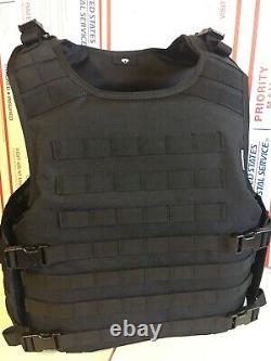 Tactical bulletproof vest FREE lllA body armor Insert Plates L XL 2XL