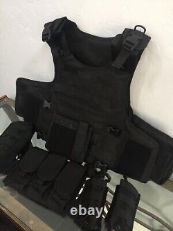 Tactical bulletproof vest FREE lllA body armor Insert Plates L XL 2XL