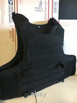 Tactical bulletproof vest FREE lllA body armor Insert Plates L XL 2XL