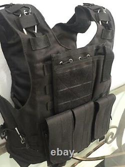 Tactical bulletproof vest LVL lll AR500 body armor Plates FREE Soft Inserts 3A