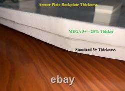 True 30.06 MEGA NIJ Level 3+ 8X10 FULL Coverage Swimmer's Cut Ceramic Armor