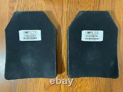 Two Sapi Plates Nij Certified Level Iv, Triple Curve, Stand Alone 26149 Hoplite