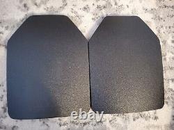 Two Tyr Tactical HA3/7AC Large Sapi AP Plates level III 3 body armor ceramic