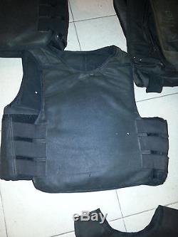 UK heavy tactical body armor bulletproof vest ballistic vest with IIIA III BLK