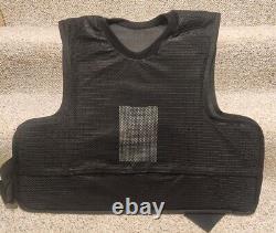 USED- Safeguard Bulletproof Vest III-A Black XX Large, Ballistic Jacket XXL