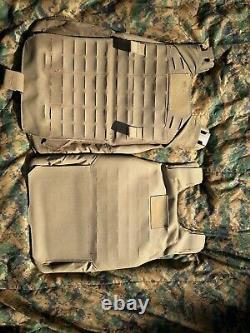 USMC GEN III 3 Plate Carrier Medium Vest Coyote Brown Laser Cut