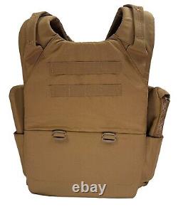 USMC GEN III 3 Plate Carrier SMALL Marine Corps Inner Vest withArmor Coyote Brown