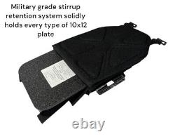 Urban Assault Black Storm Tactical Vest Plate Carrier W Level III+ Ceramic Armor