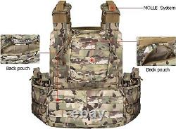 Urban Assault Camo 7 Tactical Vest Plate Carrier With Level III L3 Fearless Armor