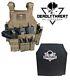 Urban Assault Desert Fox Tactical Vest Plate Carrier With Level Iii Armor Plates