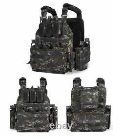 Urban Assault Ghost Camo Tactical Vest Plate Carrier With Level III Armor Plates