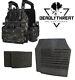 Urban Assault Ghost Camo Vest Plate Carrier Level Iii Green Armor With Side Plates