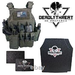 Urban Assault Phantom Sage Tactical Vest Plate Carrier With Level III Armor Plates