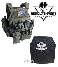 Urban Assault Phantom Sage Tactical Vest Plate Carrier With Level III Armor Plates