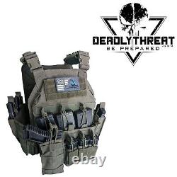 Urban Assault Phantom Sage Tactical Vest Plate Carrier With Level III Armor Plates