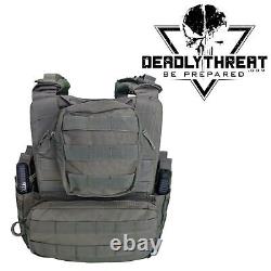 Urban Assault Phantom Sage Tactical Vest Plate Carrier With Level III Armor Plates