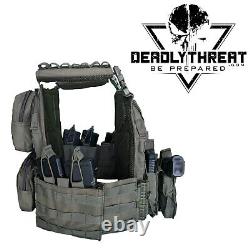 Urban Assault Phantom Sage Tactical Vest Plate Carrier With Level III Armor Plates