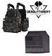 Urban Assault Shadow Ghost Tactical Vest Plate Carrier With Level Iii Armor Plates