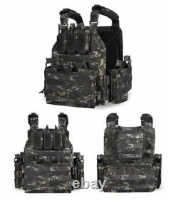 Urban Ghost Camo Tactical Vest Plate Carrier With Level III+ Ceramic Armor Plates