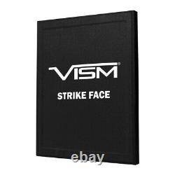 VISM 11x14 Level 3+ III UHMWPE Light 4lb Ballistic Body Armor Plate Rear BPF1114