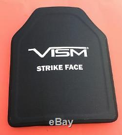 VISM BPC1012 Strike Face PE Ballistic Plate Shooters Cut 10x12 Level III+