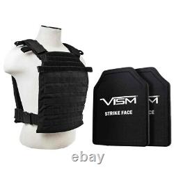 VISM Fast Plate carrier withLevel III+ PE Shooters Cut 10X12 hard plates