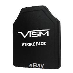 VISM PE Ballistic UHMWPE Hard Panel Shooters Cut 10X12 Body Armor Level III+