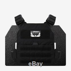 Veritas Lite Plate Carrier Bundle w. Level III Plates (By AR500 Armor) Black