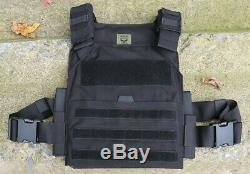 Veritas Lite Plate Carrier Bundle w. Level III Plates (By AR500 Armor) Black