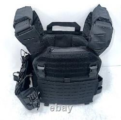 World's Strongest Plate Carrier XL-3XL PLUS TWO RF2 Ceramic Armor Plates 10x12