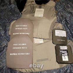 X-LARGE BODY ARMOR INSERTS, SIDES & SOFT ARMOR CERAMIC PLATES 11x14 FRONT & BACK