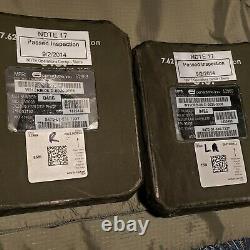 X-LARGE BODY ARMOR INSERTS, SIDES & SOFT ARMOR CERAMIC PLATES 11x14 FRONT & BACK
