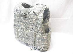 X-large Digital Camo Bulletproof Vest Body Armor Plate Carrier Level Iii-a