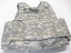 X-large Digital Camo Bulletproof Vest Body Armor Plate Carrier Level Iii-a