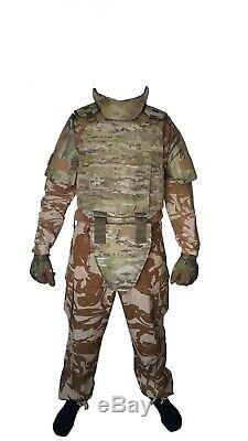 XL Body Armor Tactical Vest III-A made with waterproof Kevlar, inserts included
