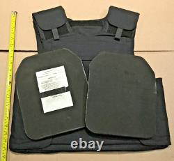 XL tactical BODY ARMOR BALLISTIC VEST comes with soft and hard armor lvl III+