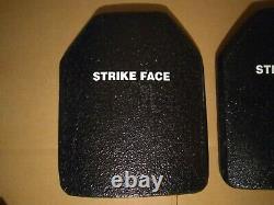 10x12 Strike Face Plaques Balistiques Tap Gamma Plus Niveau 3 Gilet Pare-balles