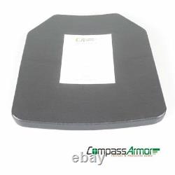 10x12pouces Plaque D'armure Dure Uhmwpe Niveau III Sta Forme À Courbure Uniquee Spray Poly