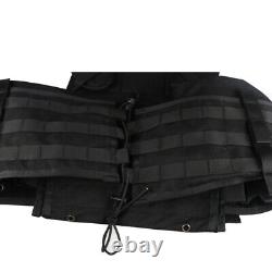 2 Pièces 11x14 Nij Niveau Iii+ Plaques Body Armor Ballistic Avec Porte Plaque Noire