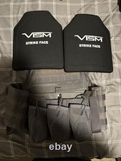 (2) VISM 10X12 Niveau 3+ III+ Gilet Pare-Balles Avec Gilet Et Porte-plaques Nah