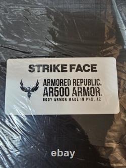 2x république blindée ar500 IIIA Rimelig 10x12 armure corporelle souple