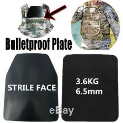 6.5mm IV Stand Alone Police Body Armor Pad Insert En Acier Pare-balles Panneaux De Plaque