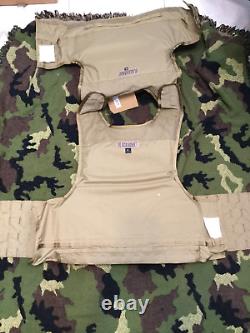 Armure corporelle tactique IIIA / niveau III gilet pare-balles 3A avec armure souple et rigide