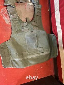 Army Acu Digital Bod Armor Plate Transporteur Made Withkevlar Inserts Moyen Lot 2