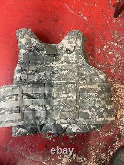 Army Acu Digital Bod Armor Plate Transporteur Made Withkevlar Inserts Moyen Lot 3
