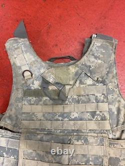 Army Acu Digital Body Armor Plate Transporteur Made Withkevlar Inserts Large Lot 89