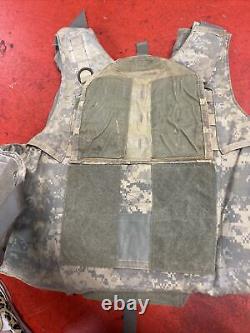 Army Acu Digital Body Armor Plate Transporteur Made Withkevlar Inserts Large Lot 89