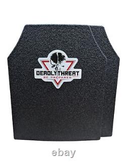 Assaut urbain Gilet tactique Black Storm Porte-plaques avec plaques de protection de niveau III