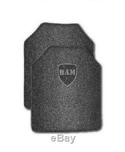 Body Armor L Revêtement De Base Frag-spall En Plaques D'acier Ar500 Niveau III -11x14